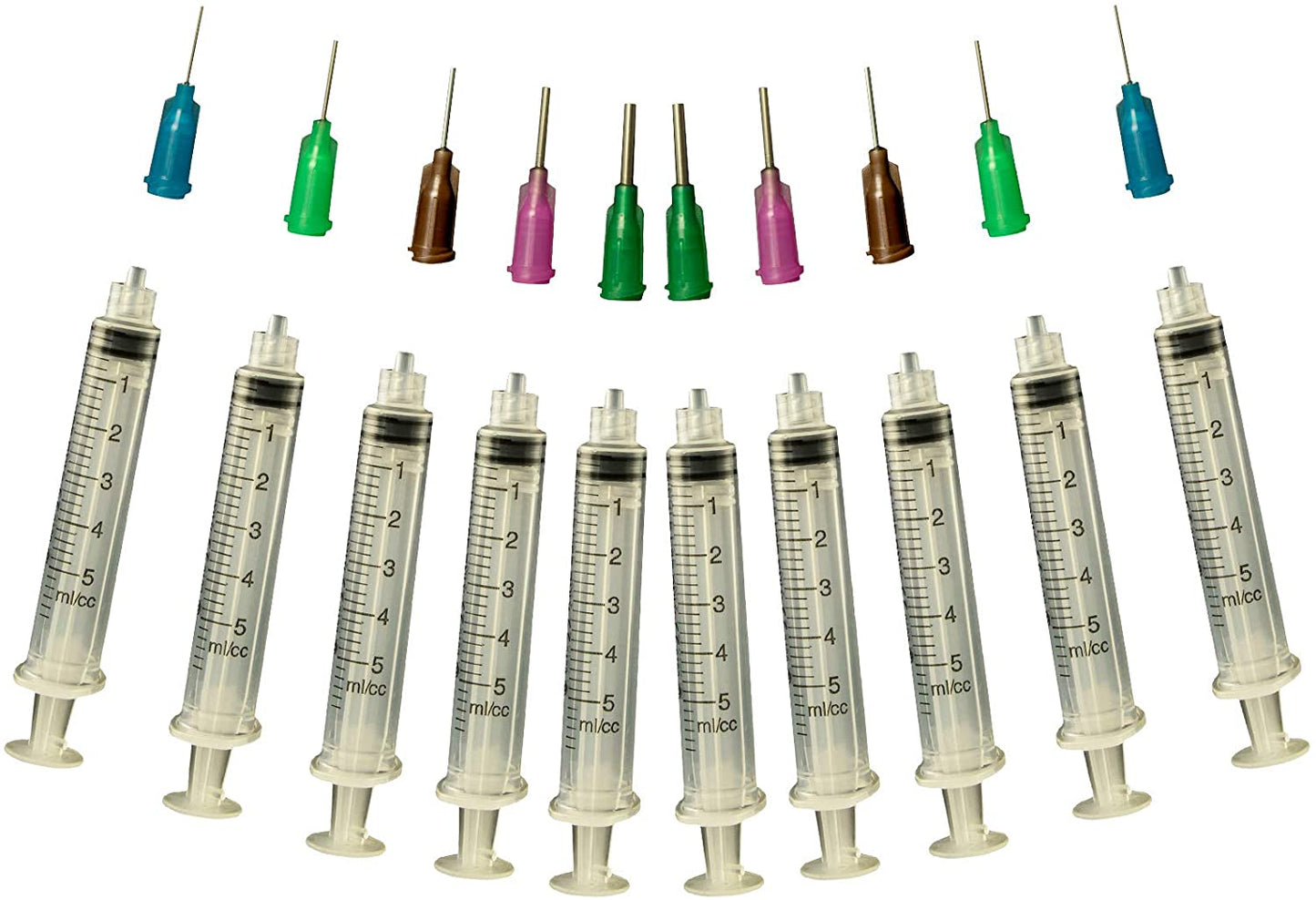 Glue Applicator Syringe for Flatback Rhinestones & Hobby Crafts, 5 Ml with - stainless steel