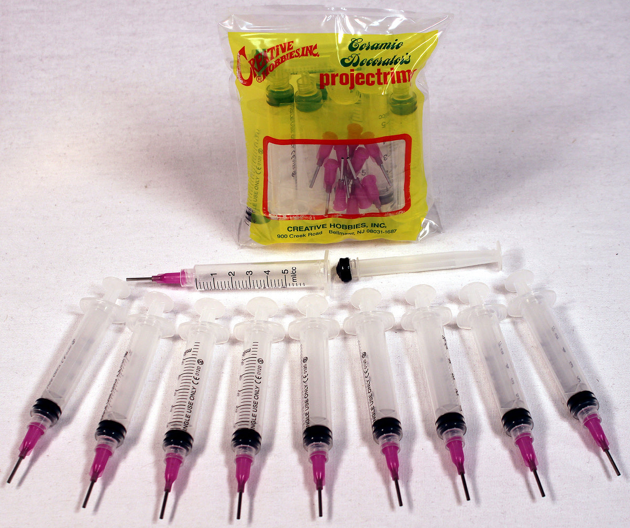 Creative Hobbies® Glue Applicator Syringe for Flatback Rhinestones & Hobby - stainless steel, for craft