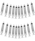 Creative Hobbies Plastic Non-Sterile Dispensing Luer Lock Syringe Without Needle 5ML - Pack of 20