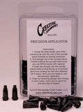 Luer Lock Dispensing Syringe Tip Cap, Black Color, 100 Pieces in Storage Pack