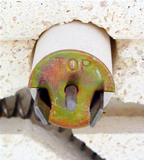 KM1 Kiln Sitter Cone Support Setting Gauge - side view