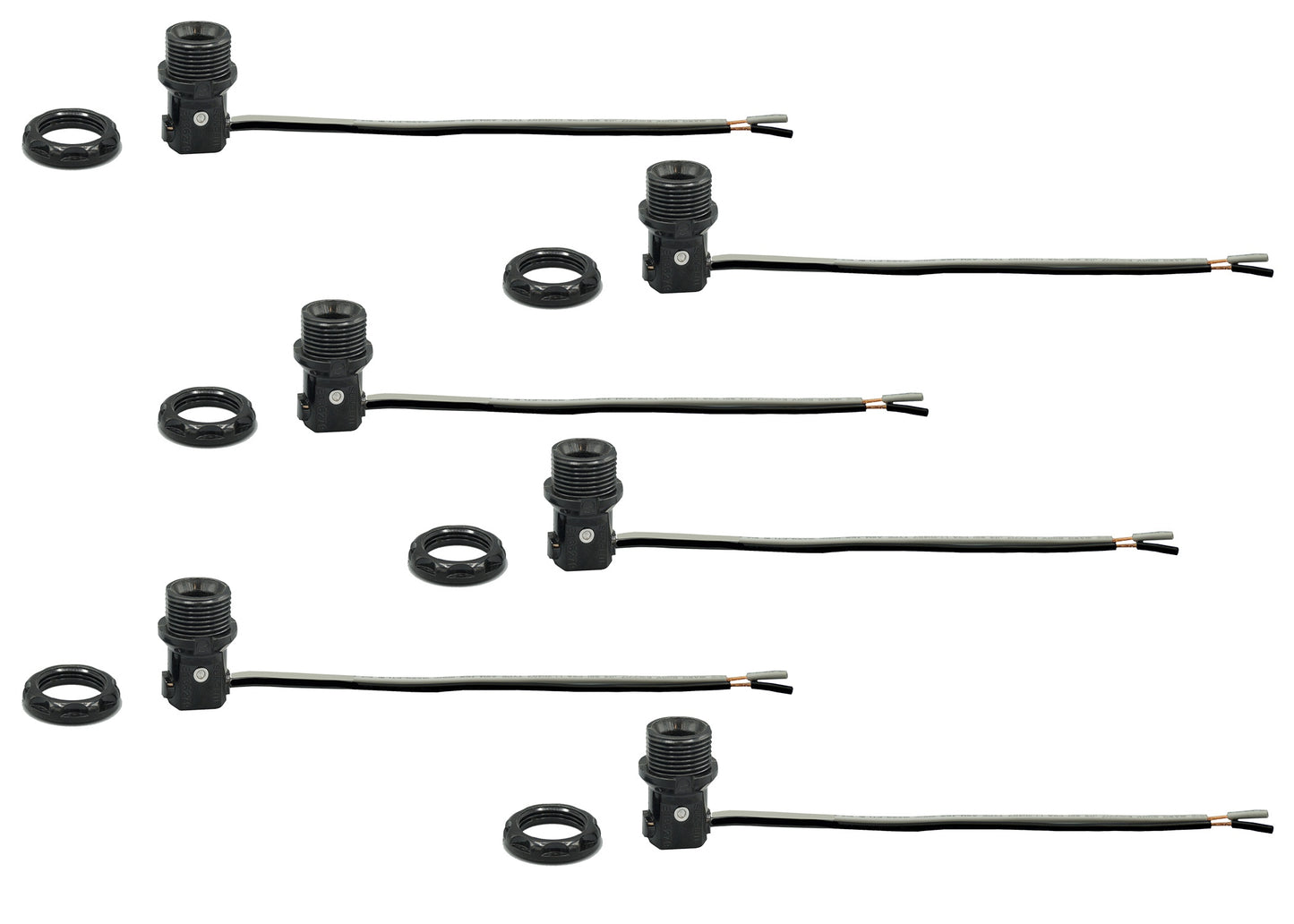LP1970 Phenolic Candelabra (E12) Base Socket with 1.25 Inch Shoulder and Screw