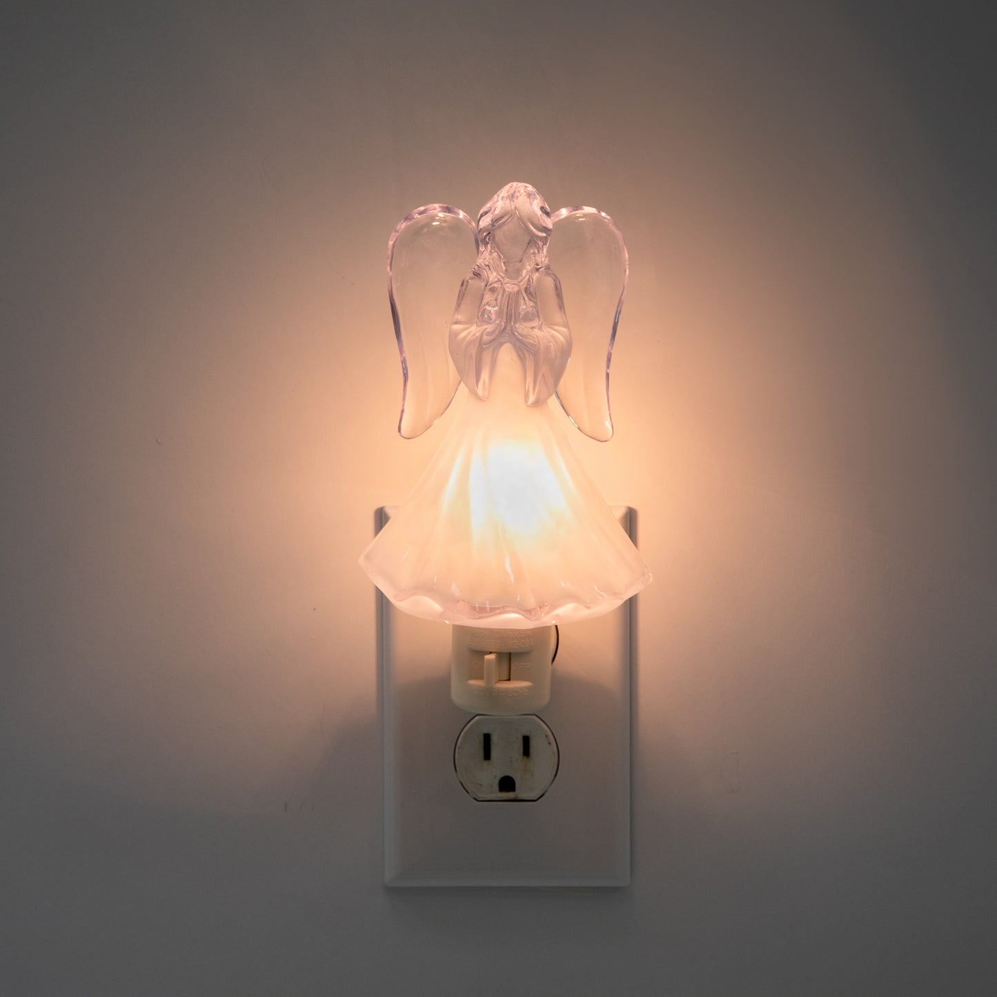 Heavenly Glow Angel Night Light - close-up