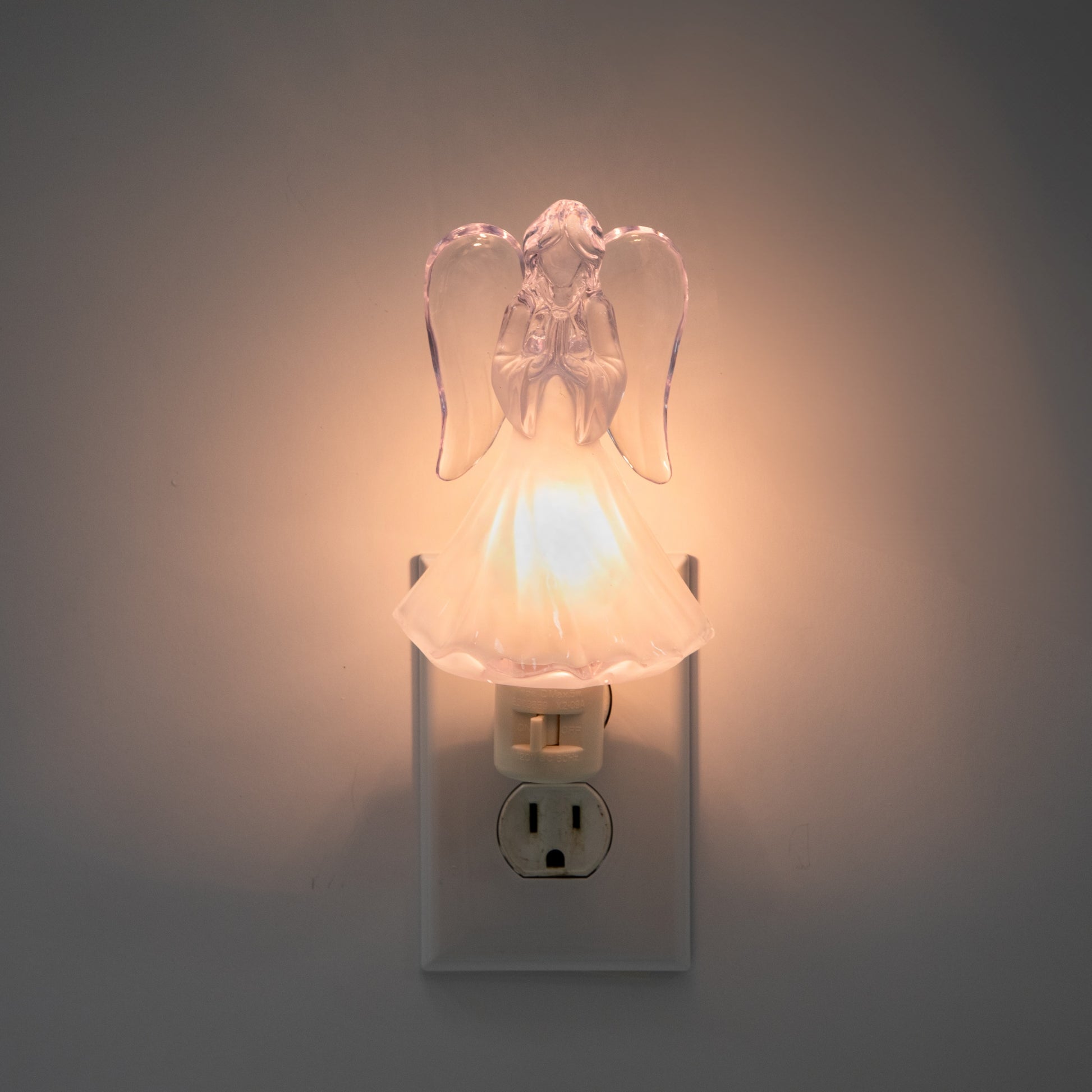 Heavenly Glow Angel Night Light - close-up