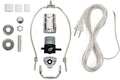 Lamp Kit for Liquor Bottles, Wine Bottles - Includes All Adapters and Parts - Silver Finish