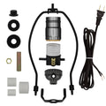 Lamp Kit for Liquor Bottles, Wine Bottles - Includes All Adapters and Parts - Black Finish