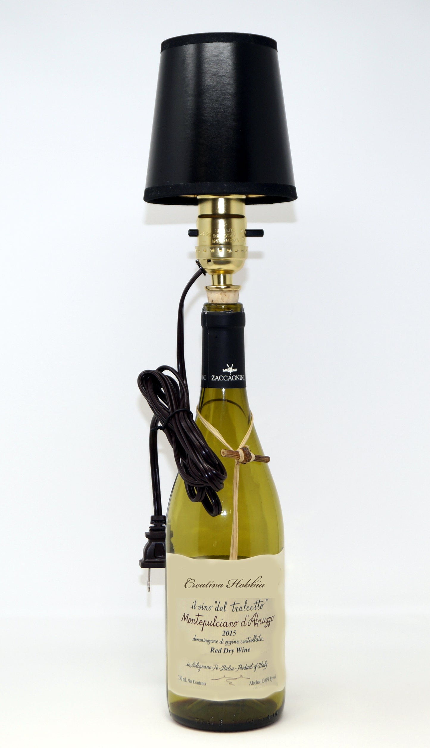 Creative Hobbies M995N-M38 Multi Size Lamp Wiring Kit for Wine, Oil, Liquor - detail