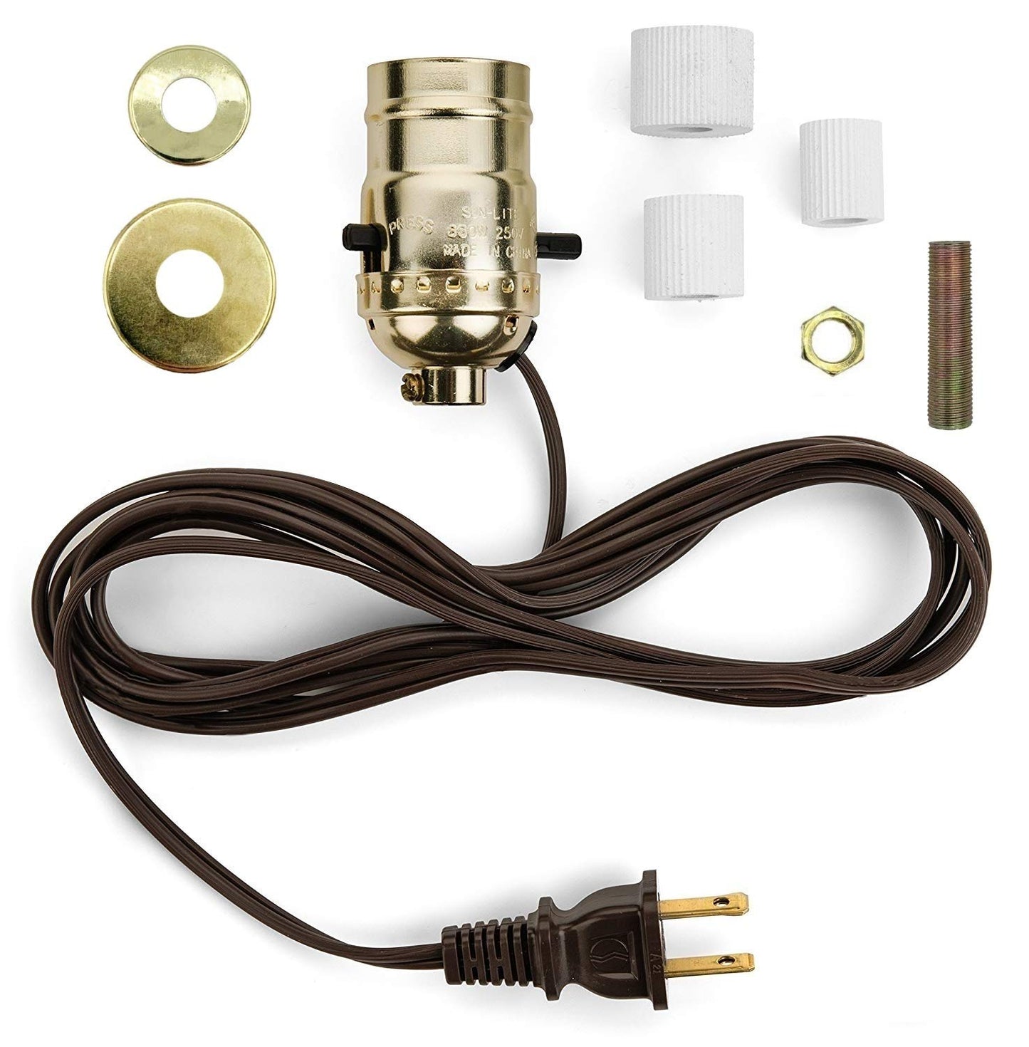 Creative Hobbies M995N-M38 Multi Size Lamp Wiring Kit for Wine, Oil, Liquor - glass