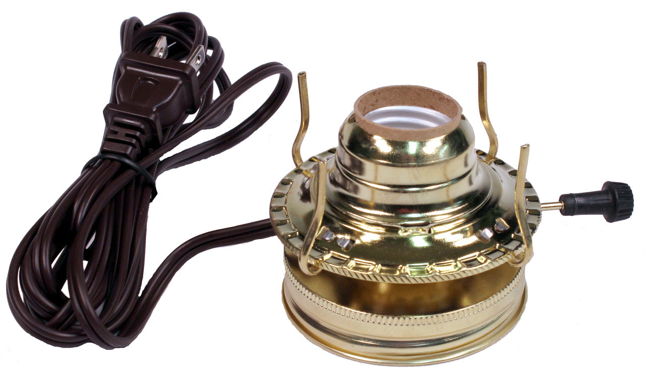 Creative Hobbies® M999EM Mason Jar Electric Oil Lamp Burner DIY Conversion Kit,