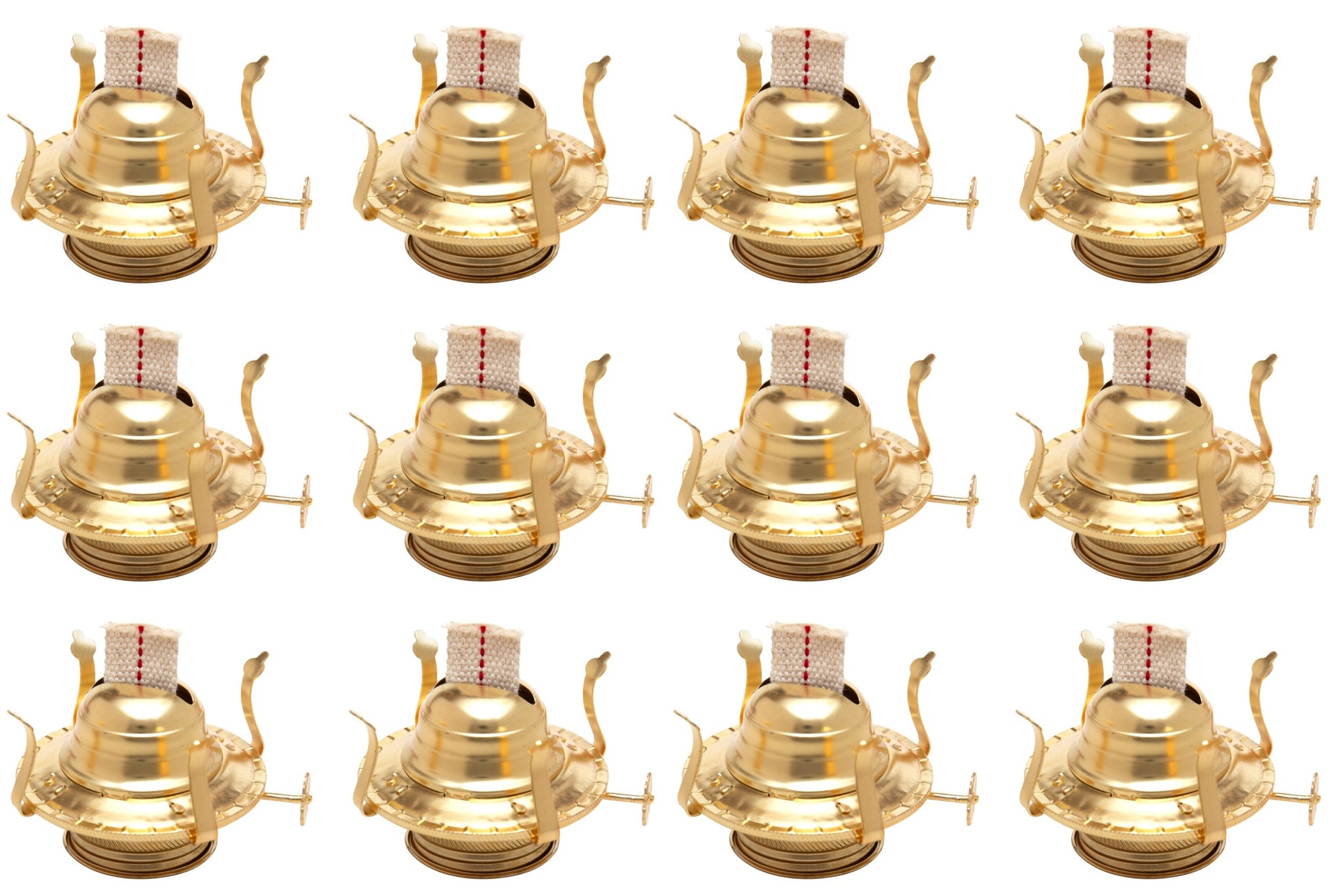 Brass Plated Oil Burner Replacement for Antique Kerosene Lamps - for craft