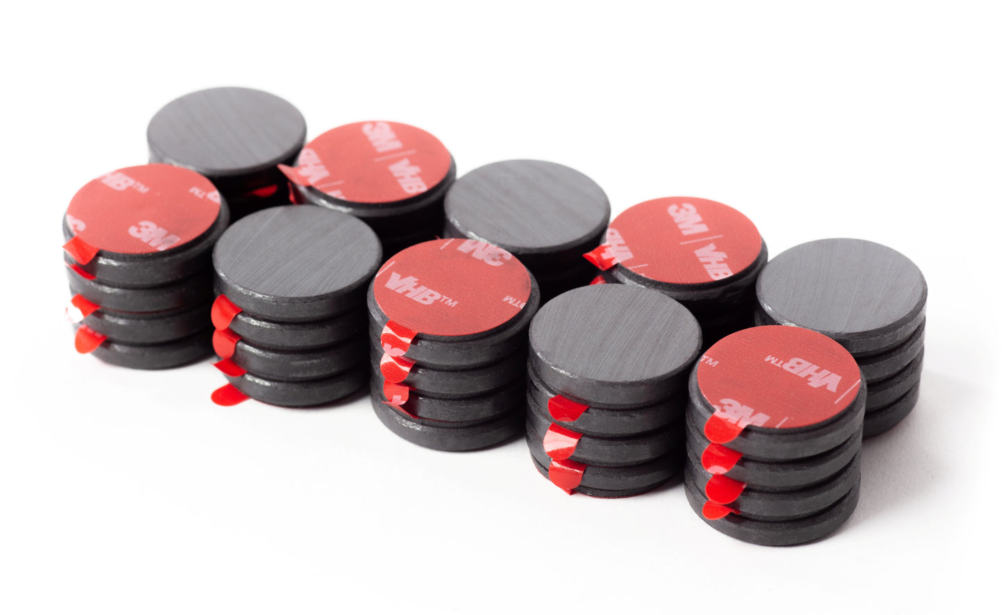 Super Strong Adhesive Magnets for Crafts and Home – 1 Inch Circle Disk Magnets - for diy