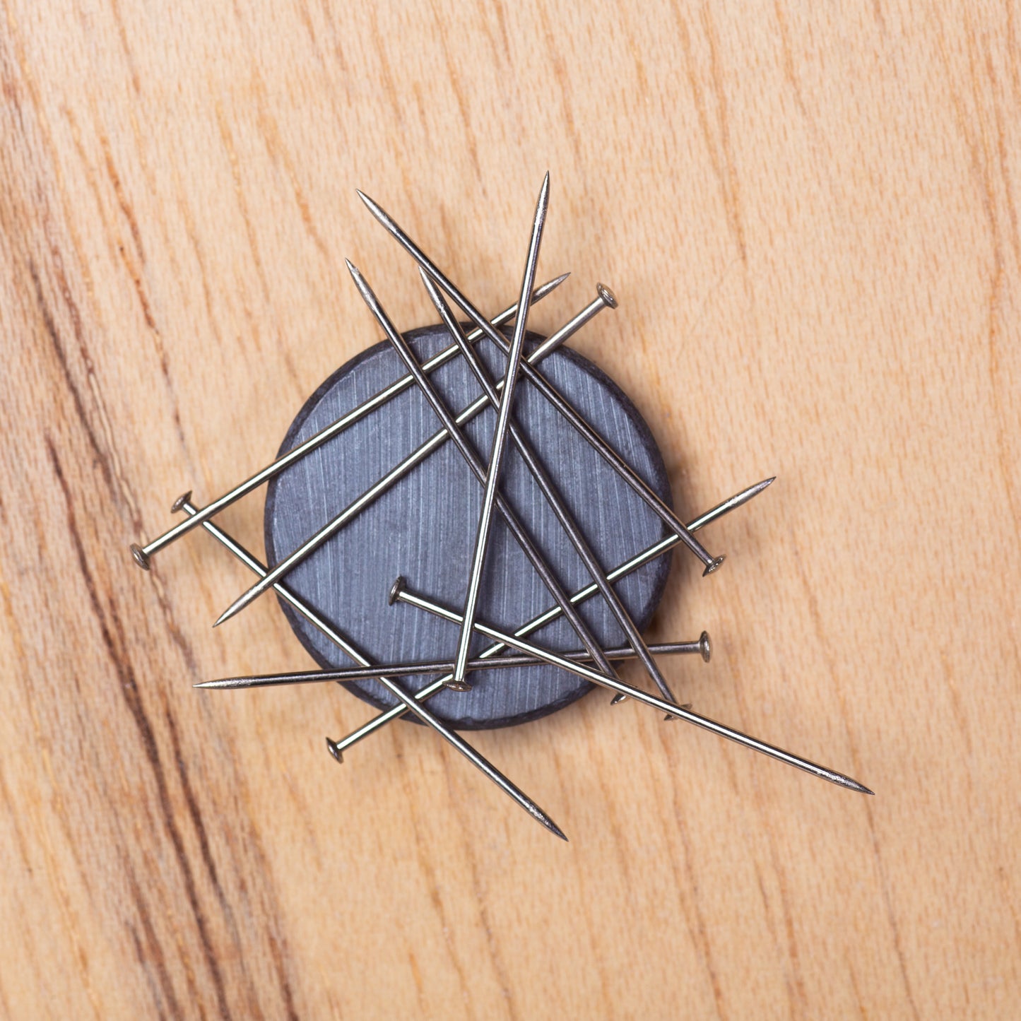 Super Strong Adhesive Magnets for Crafts and Home – 1 Inch Circle Disk Magnets - close-up