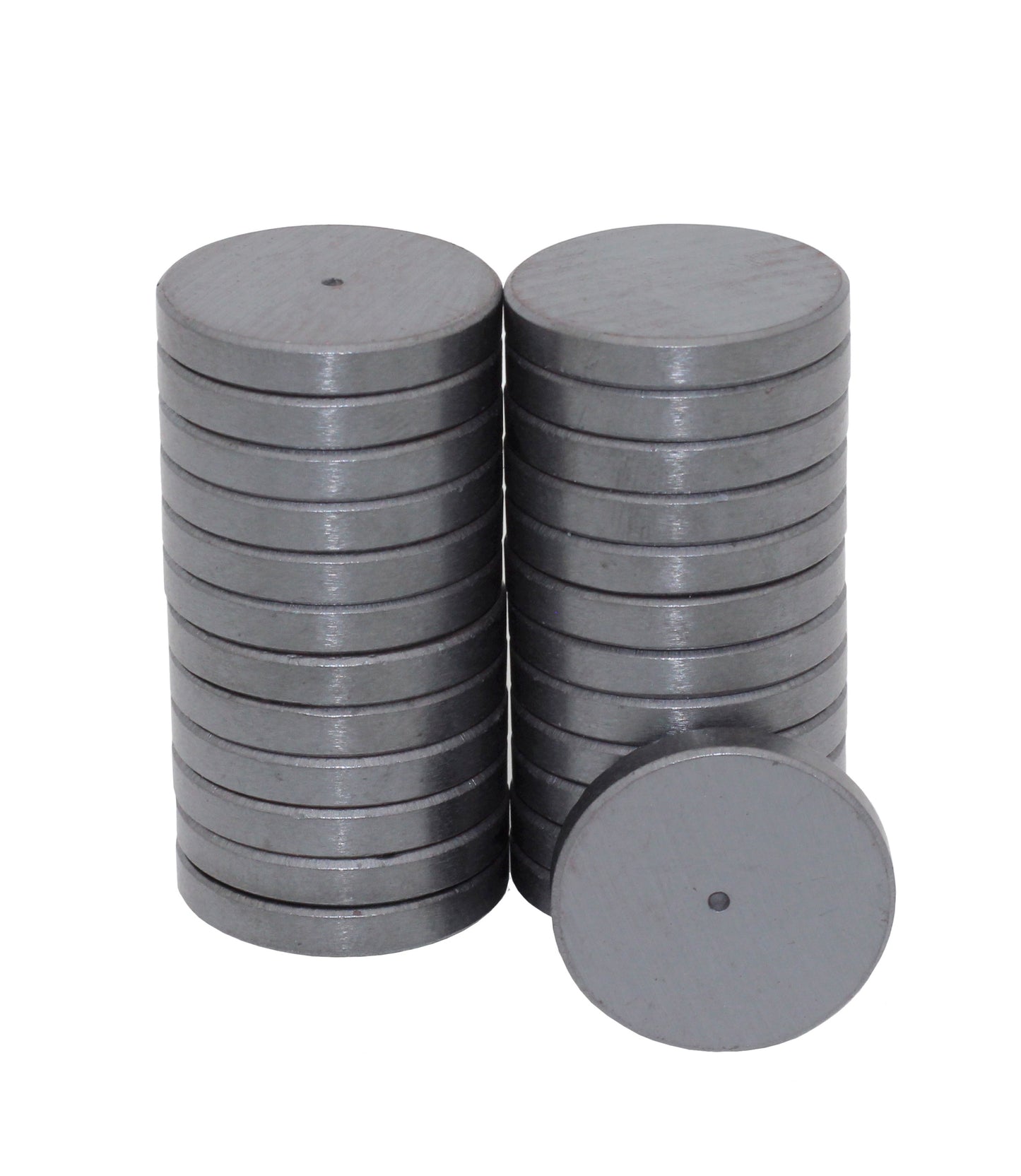 Strong 1" Round Flat Ceramic Disc Magnets For DIY Crafts ~ Lot of 25 Pieces