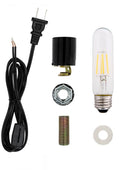 Large Ceramic Christmas Tree Wiring Kit with 3.5 watt LED Bulb, Standard (Edison) Base Socket, Great for Lighting Large Size Objects