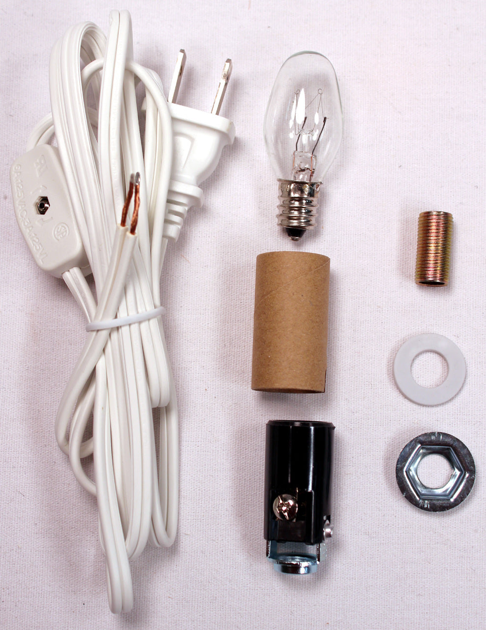 Small Christmas Tree / Lamp Wiring Kit, ML2-B6 , Great For Lighting Small - side view