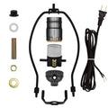ML93HK Black Finish Make-A-Lamp Kit With All Parts Needed and Instructions for DIY Lamp Design or Repair
