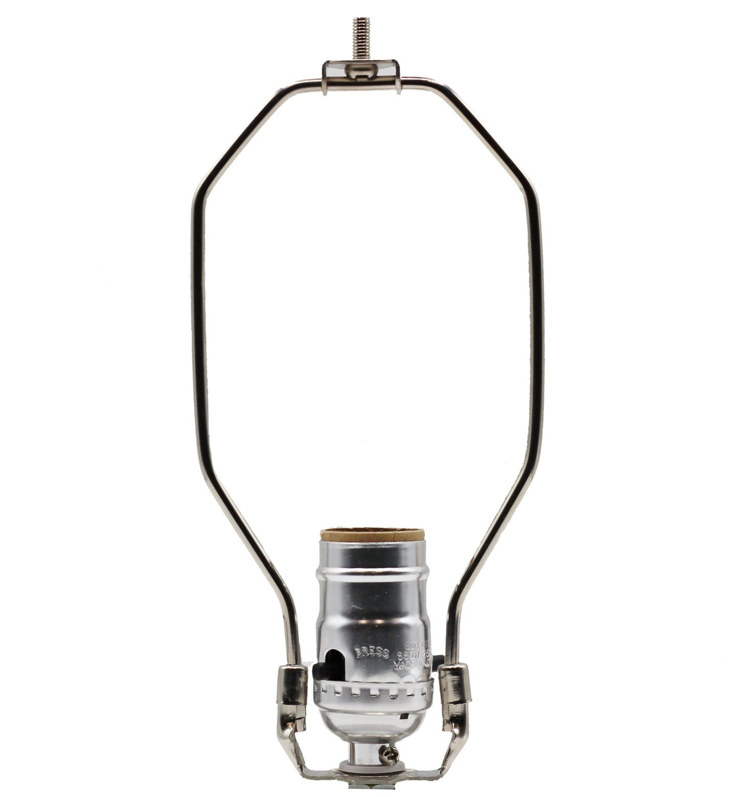 ML93H Silver Finish Make-A-Lamp Kit With All Parts Needed and Instructions for - side view