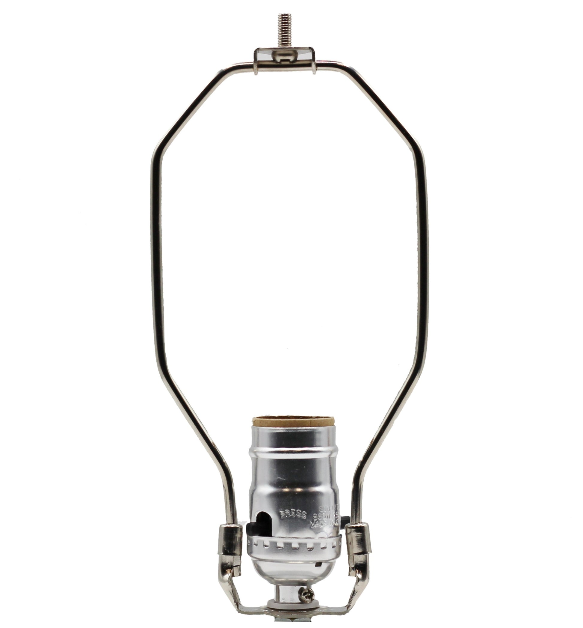 ML93H Silver Finish Make-A-Lamp Kit With All Parts Needed and Instructions for - side view