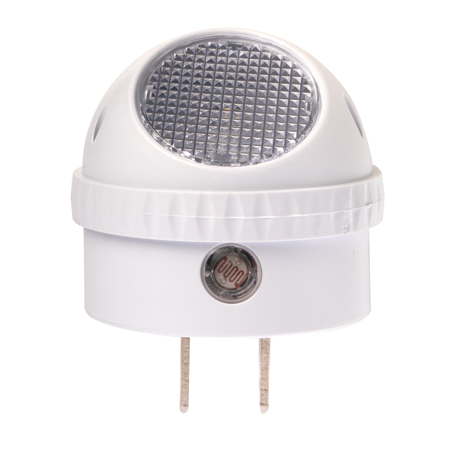 Plug in Night Light with Cool White LED, 360° Rotation and Dusk to Dawn Sensor - side view