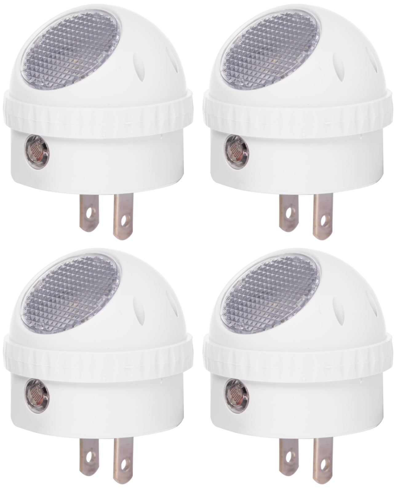 Plug in Night Light with Cool White LED, 360° Rotation and Dusk to Dawn Sensor