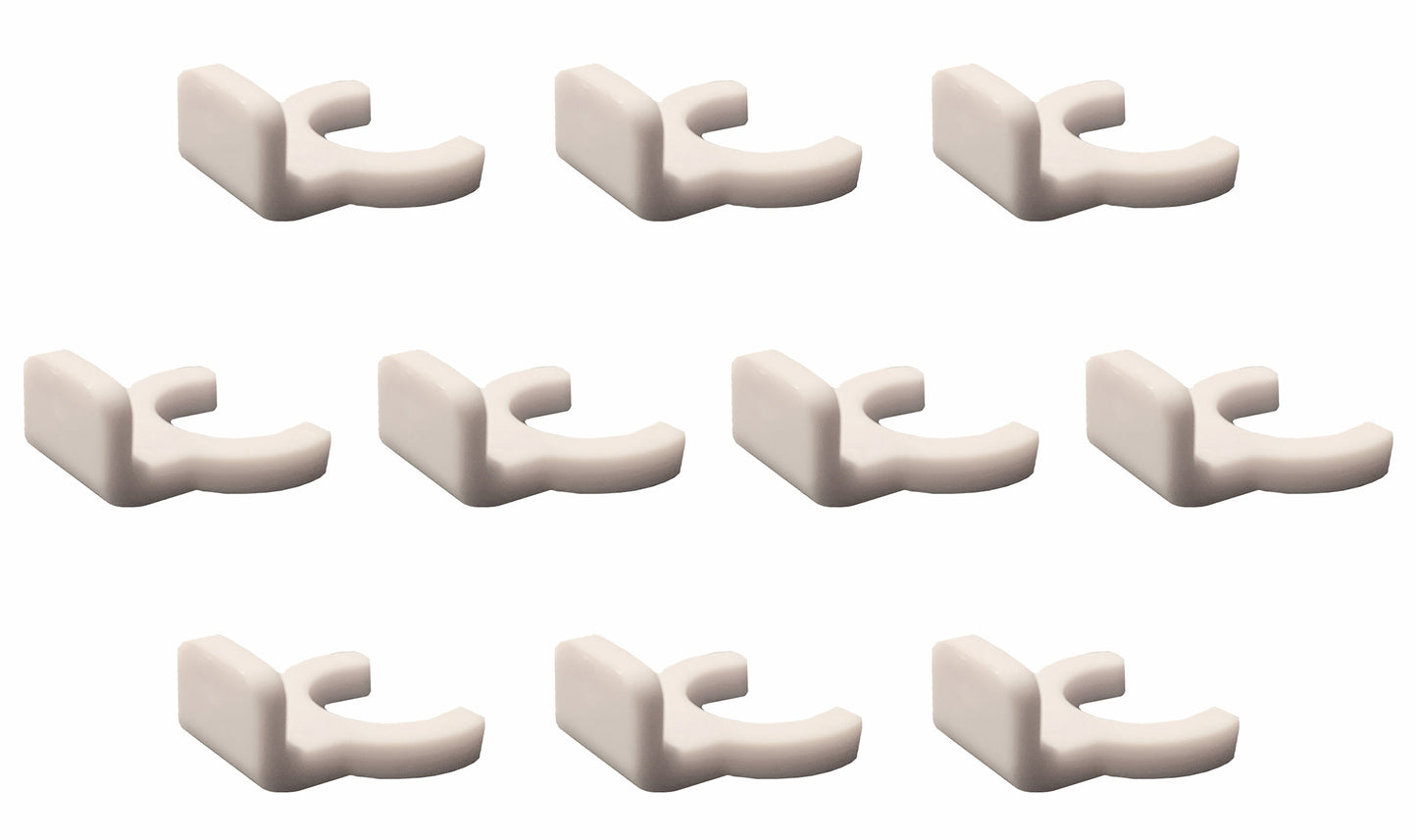 White Plastic Mounting Bracket for Night Light Shade - Clips onto Night Light - ceramic, for diy