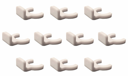 White Plastic Mounting Bracket for Night Light Shade - Clips onto Night Light - ceramic, for diy