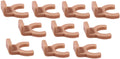 Ivory Plastic Mounting Bracket for Night Light Shade - Clips onto Night Light Module Base - Pack of 10