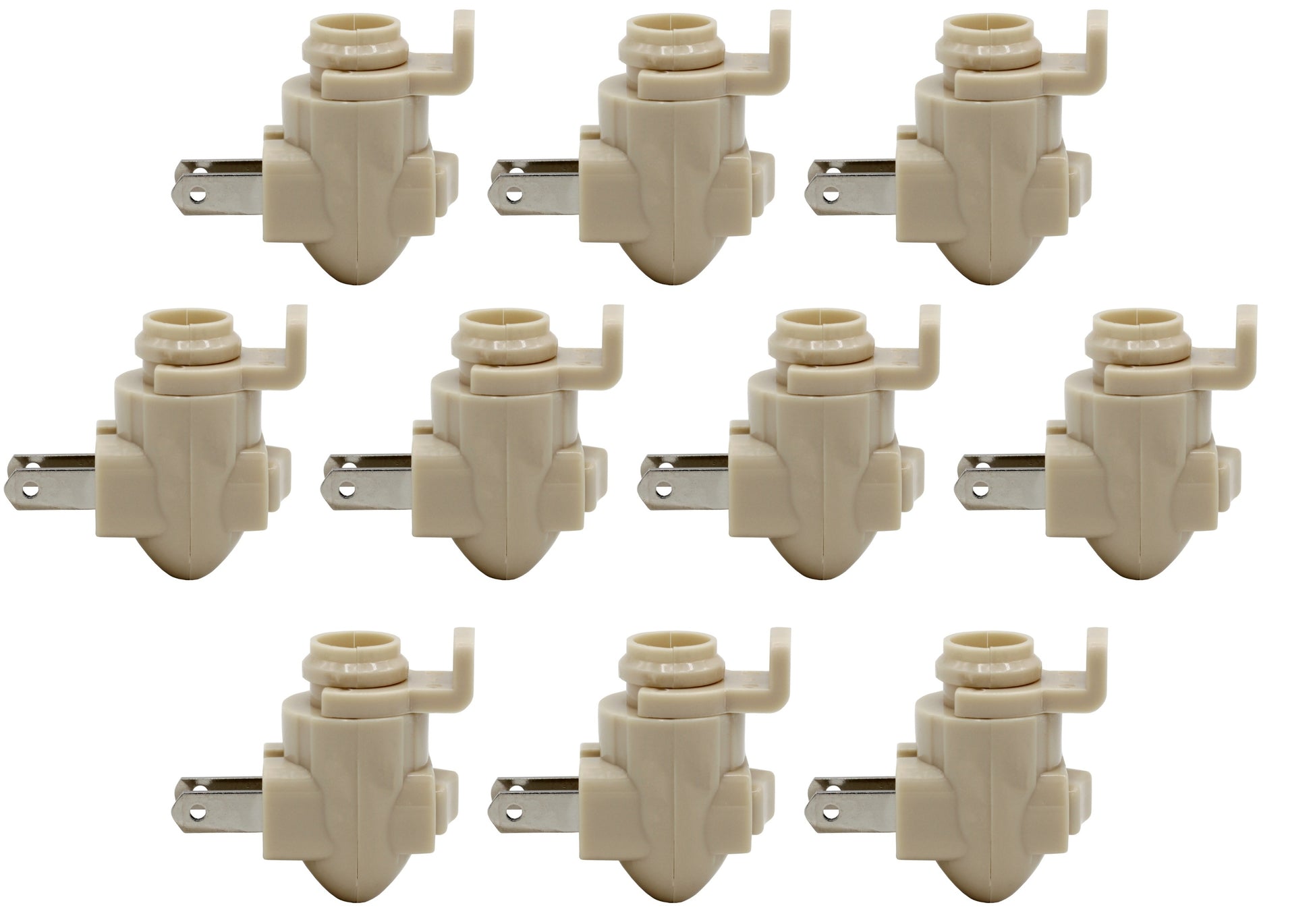 Plug In Night Light Module, Ivory Color Plastic, Great for Making Your Own - glass