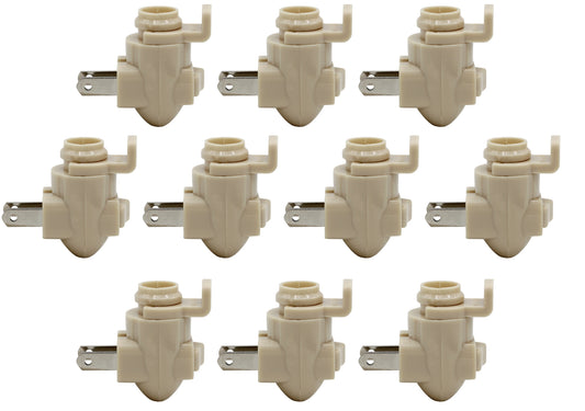 Plug In Night Light Module, Ivory Color Plastic, Great for Making Your Own - glass