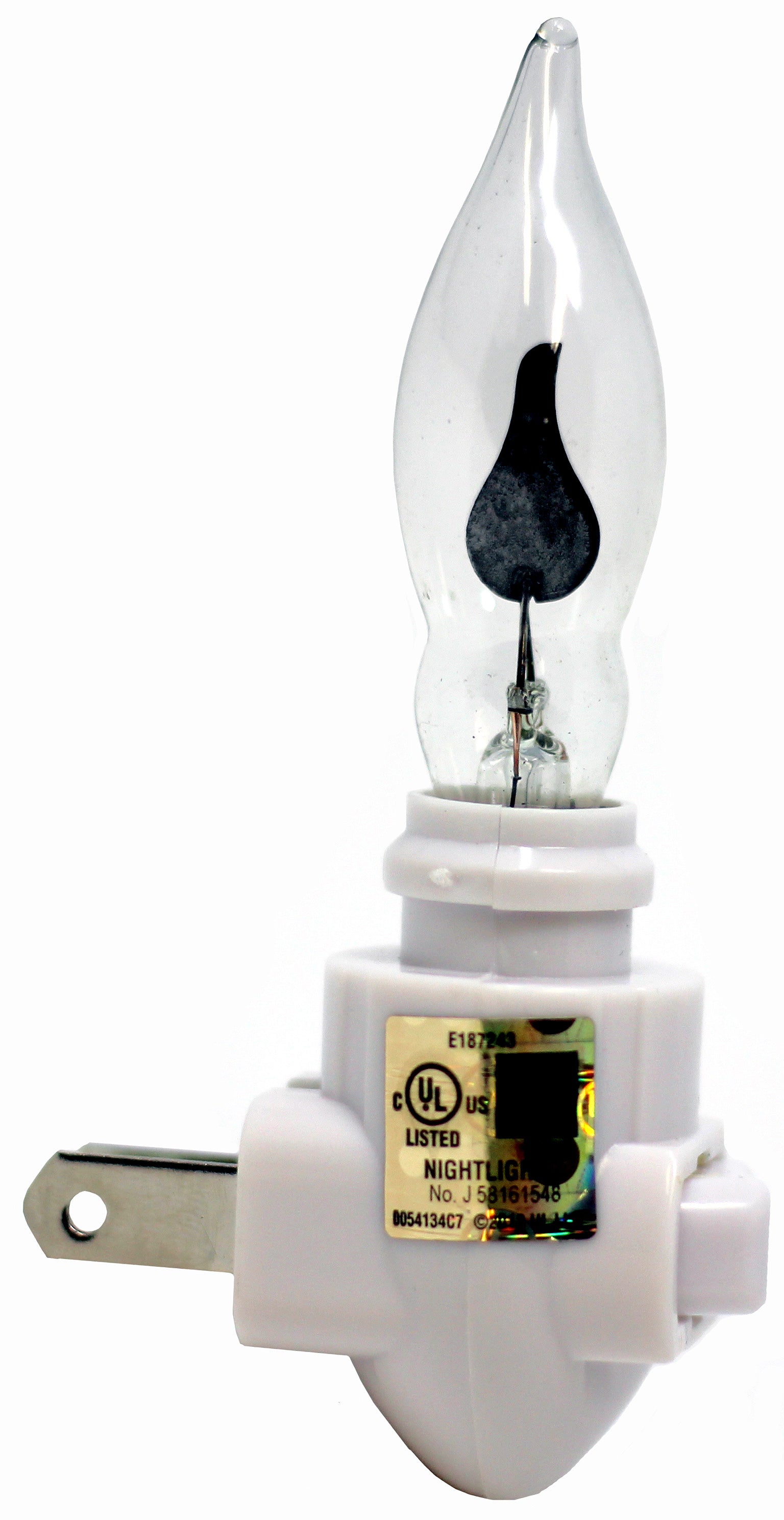 2 Pack -Plug in Night Light Modules White Plastic Include Flicker Night Light - view 7