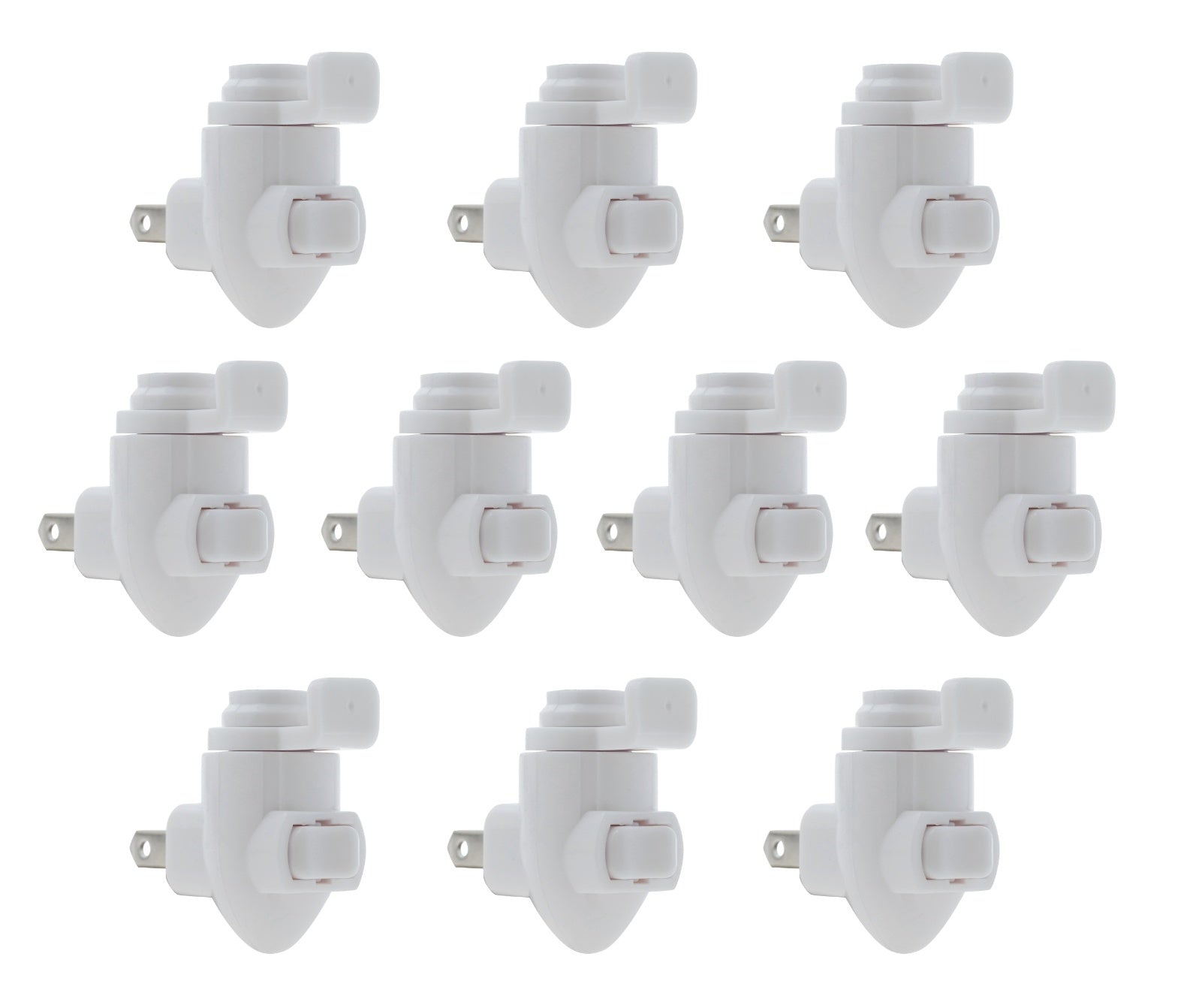 Plug In Night Light Module, White Plastic, Great for Making Your Own Decorative - glass