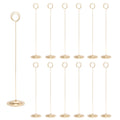 12 Pack of Table Number & Place Card Holders for Weddings, Restaurants & Events (Gold)