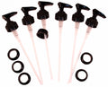 Black Plastic Lotion Soap Dispenser Pumps with Glue On Screw Collars, Replacements for Soap and Lotion Pumps, Mason Jar Pumps or Bottles and DIY Crafts - 50 Sets
