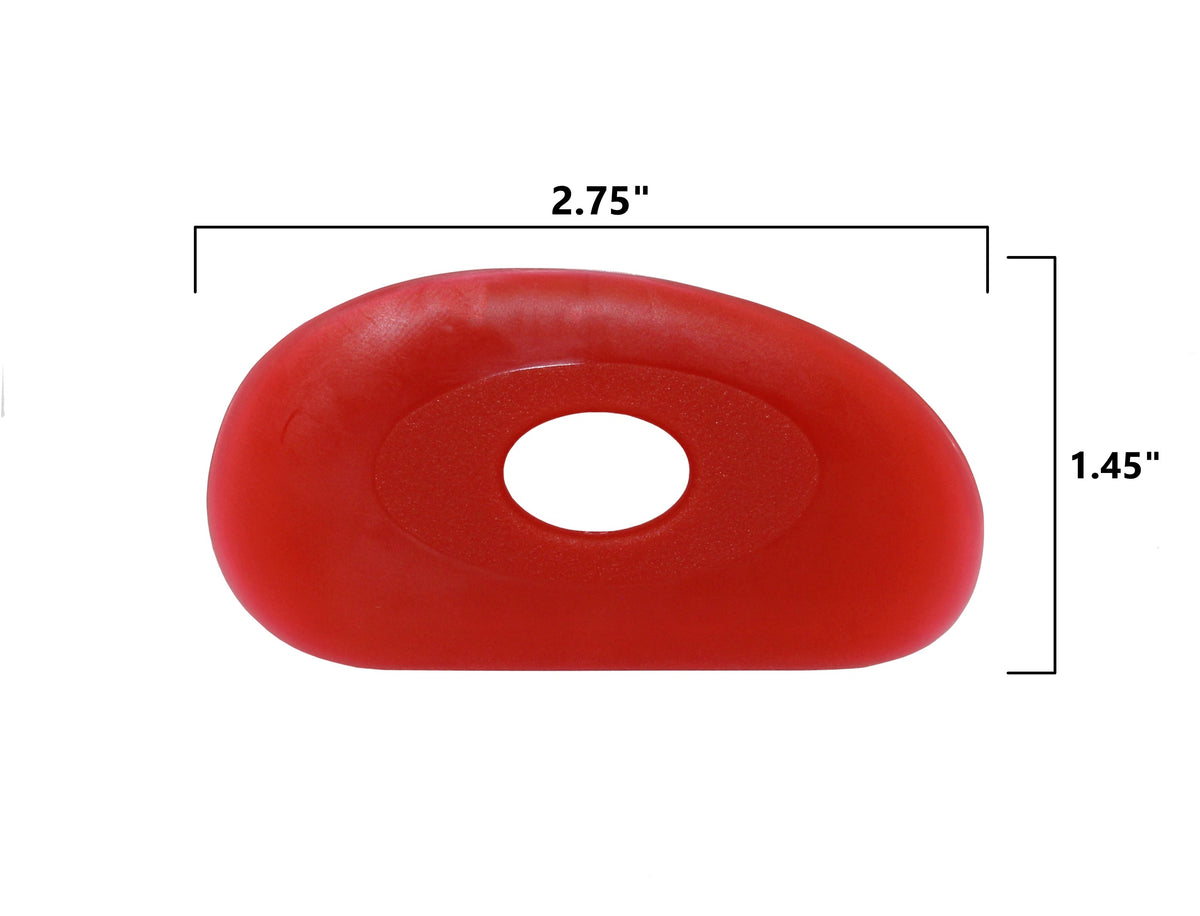 Soft Silicone Pottery Rib (Shape 0) - Ceramic Clay Sculpting Tool, Smooths & - detail