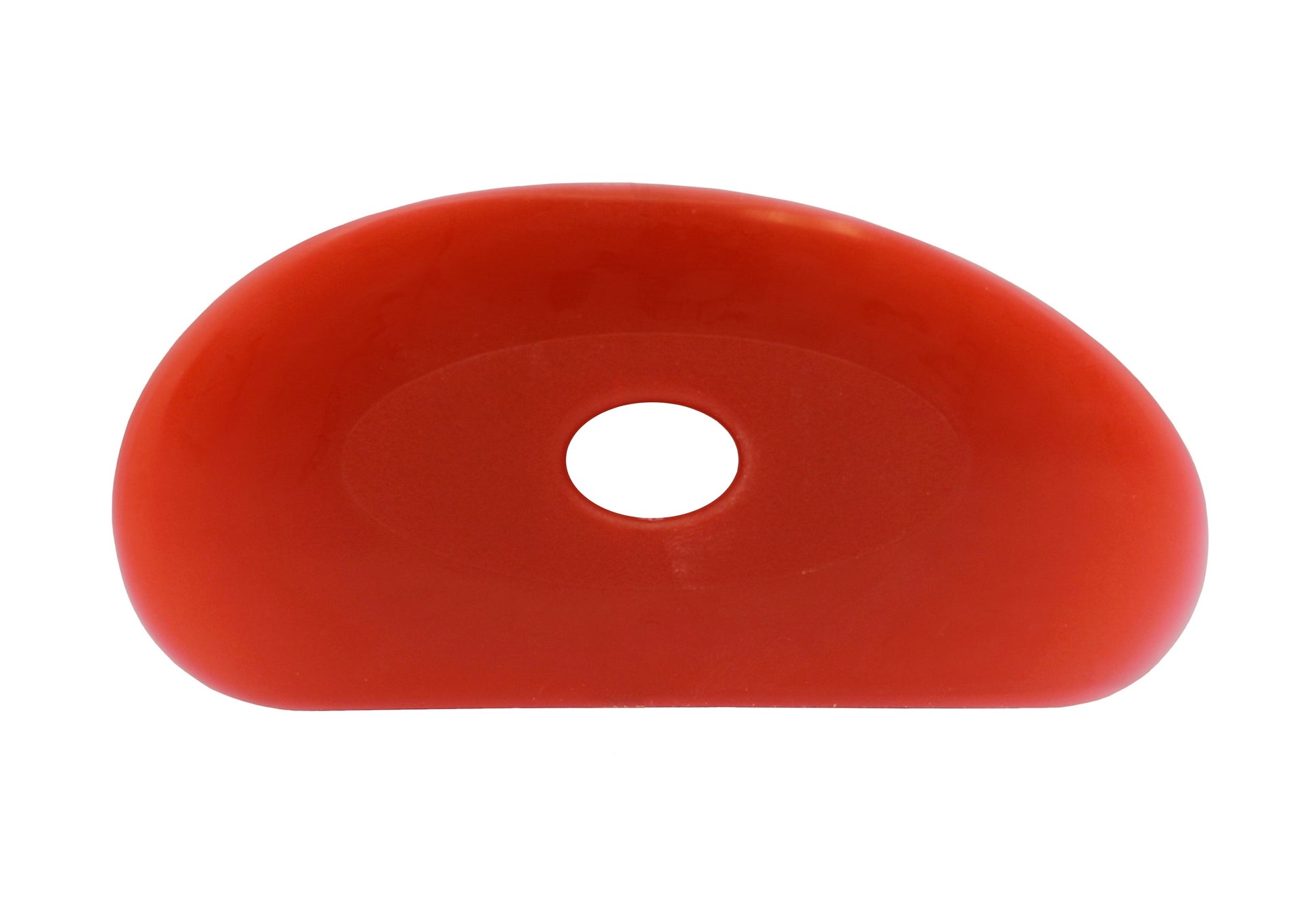 Soft Silicone Pottery Rib (Shape 2) - Ceramic Clay Sculpting Tool, Smooths & - side view