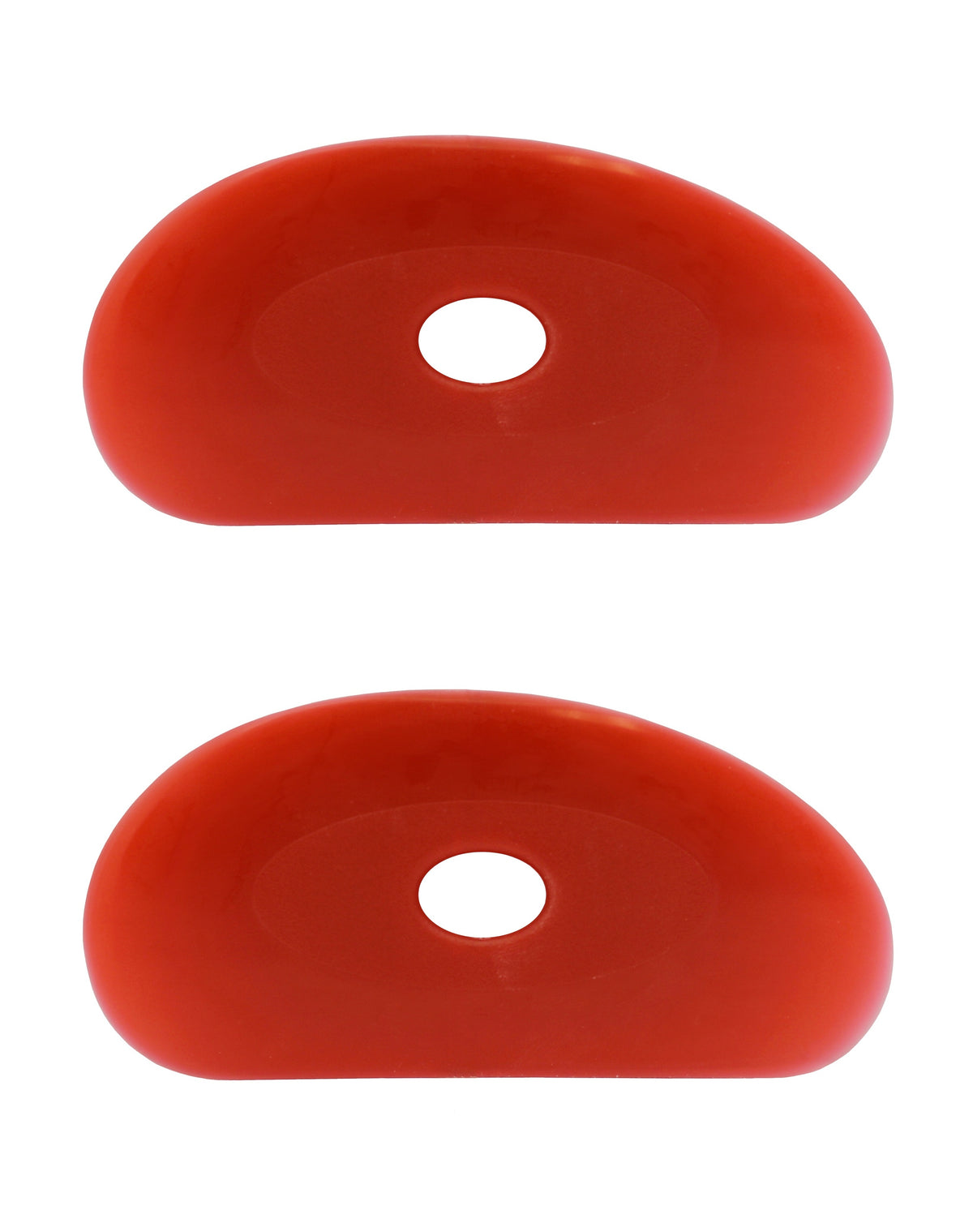Soft Silicone Pottery Rib (Shape 2) - Ceramic Clay Sculpting Tool, Smooths &