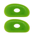 2 Pack of Medium Firm Silicone Pottery Rib | Ceramic Sculpting Tool for Smooth Finishing and Removing Finger Marks - Essential Tool for Potters (Shape 0)