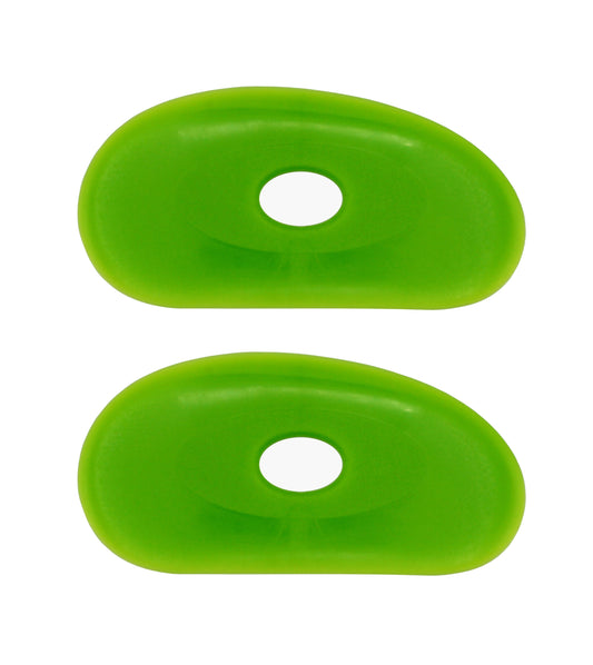 2 Pack of Medium Firm Silicone Pottery Rib - ceramic, for craft