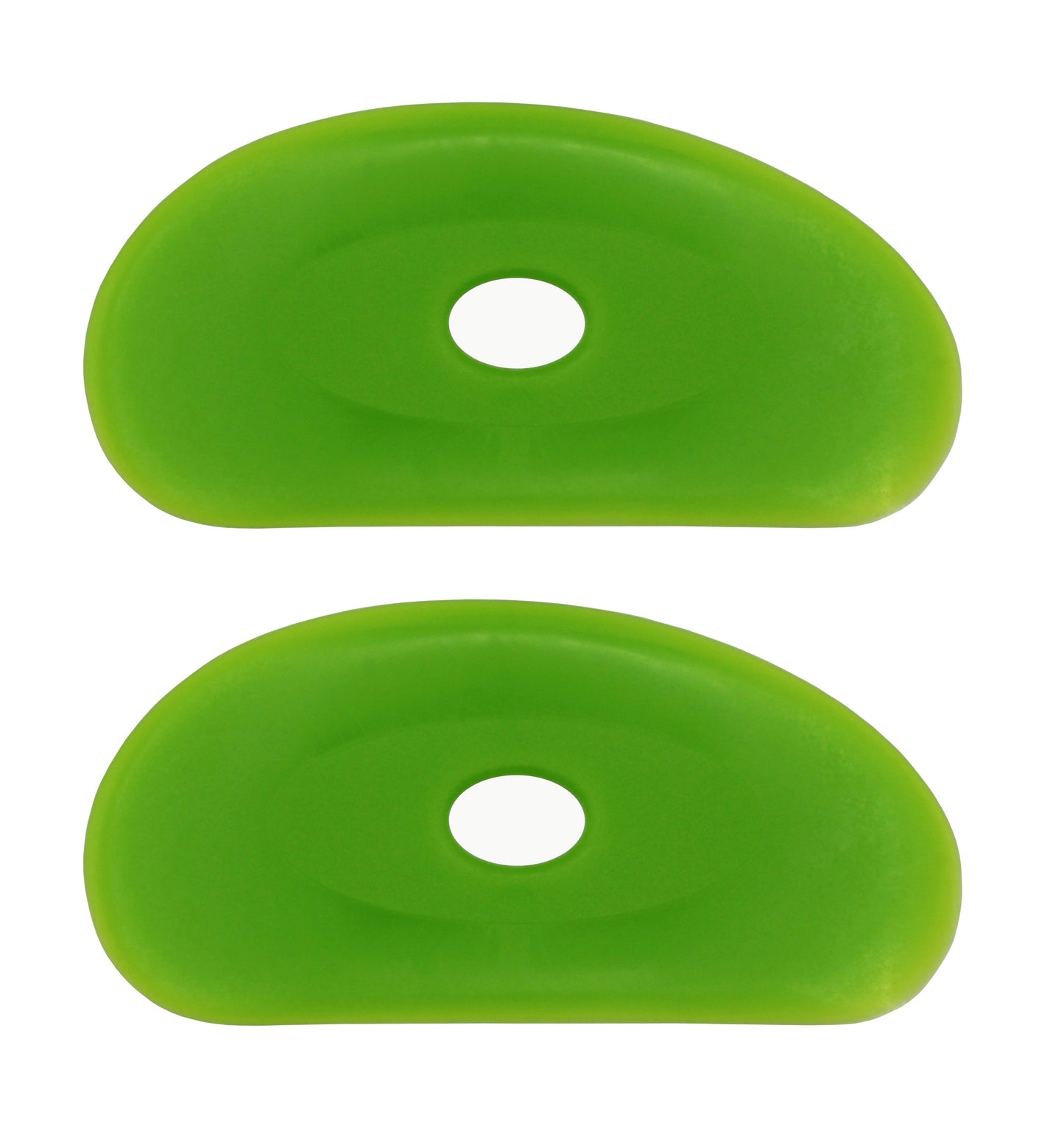 2 Pack of Medium Firm Silicone Pottery Rib - ceramic, for craft