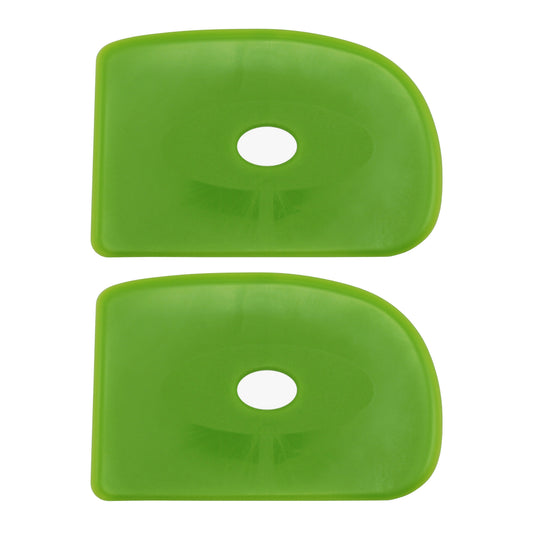 2 Pack of Medium Firm Silicone Pottery Rib - ceramic, for craft
