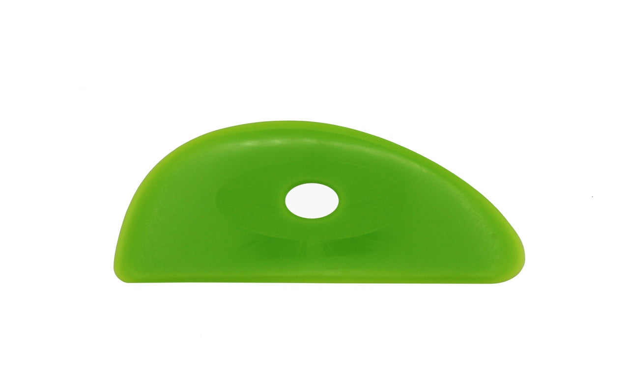 2 Pack of Medium Firm Silicone Pottery Rib - close-up