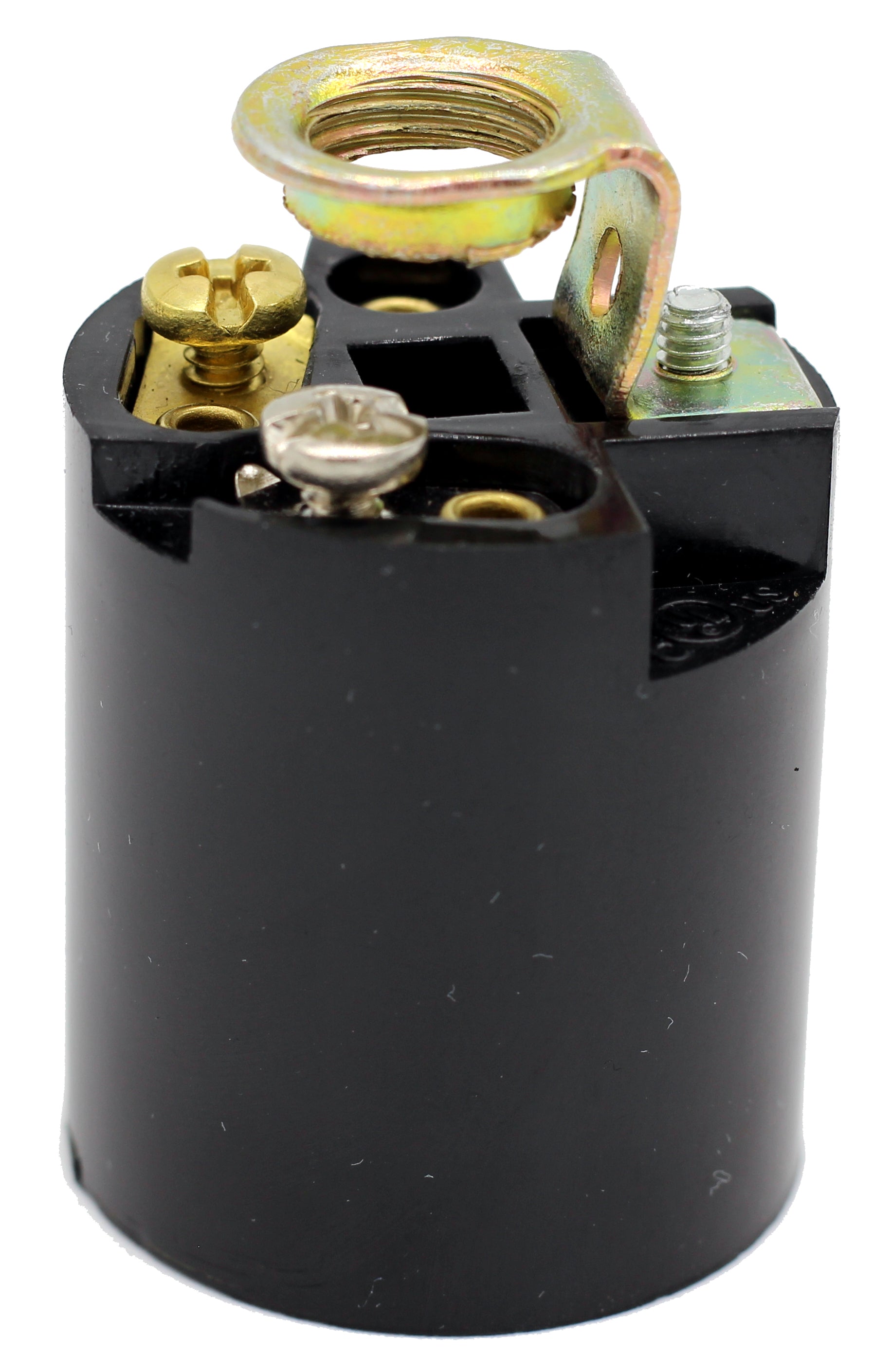 Projectpak™ Keyless Phenolic Lamp Socket, Medium (Edison) Base Lamp Holder, - side view