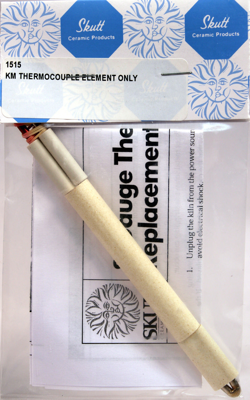 SK1515 Skutt Kiln Thermocouple Type K, 8-Gauge Replacement Kiln Part