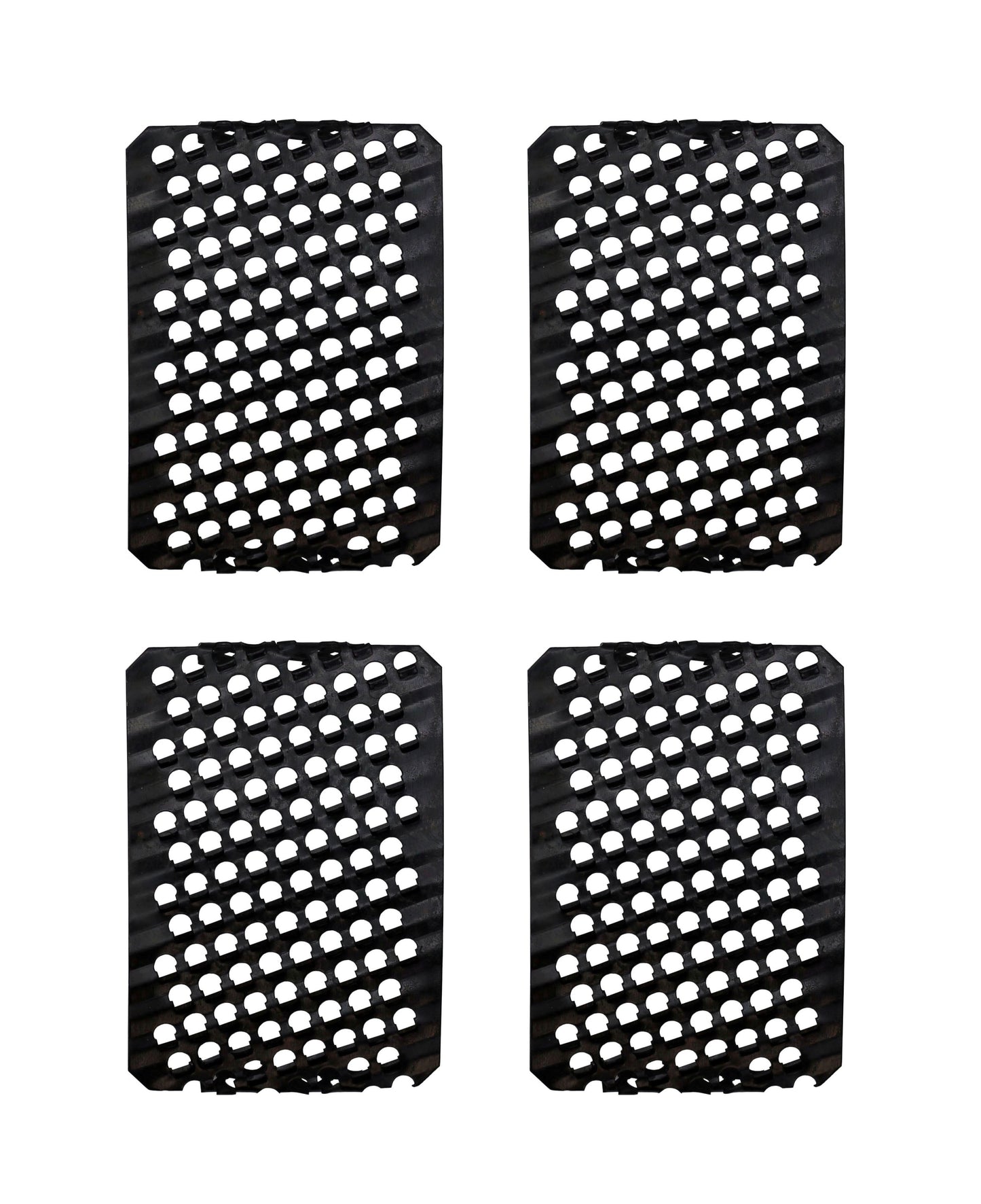 Pack of 4 Replacement Blades for SMTS Shaver Tool - 1.65" x 2.5" Rasp-Cut Blades - wood
