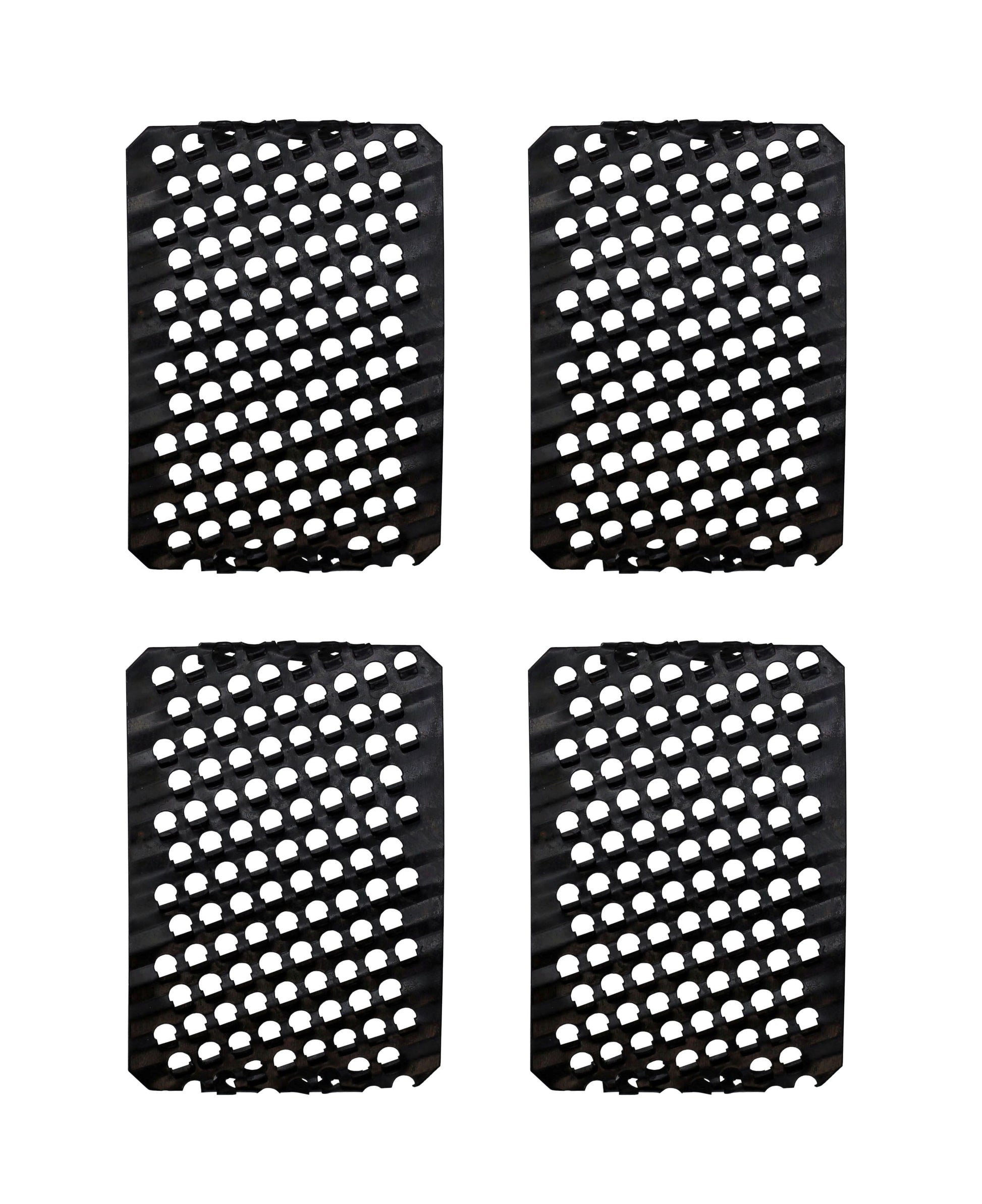 Pack of 4 Replacement Blades for SMTS Shaver Tool - 1.65" x 2.5" Rasp-Cut Blades - wood