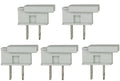 END PLUG FOR ELECTRIC LAMP & APPLIANCE 2 WIRE CORDS EASY TO USE -  PACK OF 10