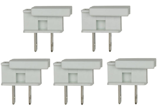 END PLUG FOR ELECTRIC LAMP & APPLIANCE 2 WIRE CORDS EASY TO USE -  PACK OF 10