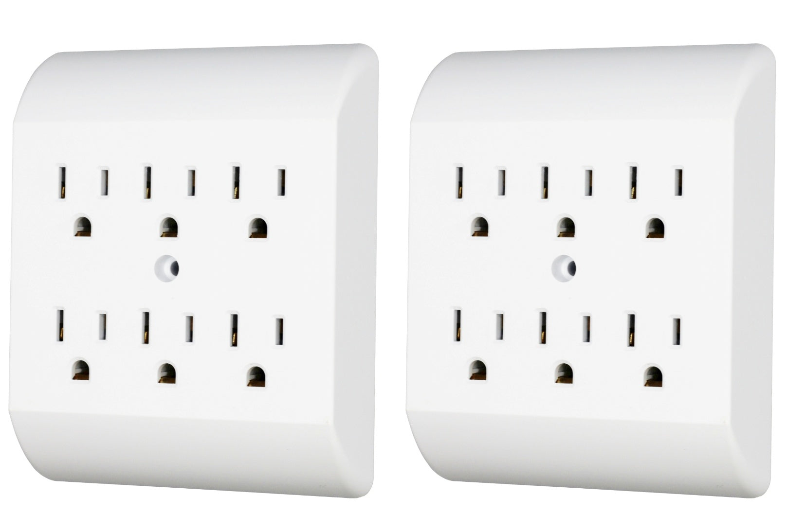 6 Outlet Wall Tap Extender Turns 2 Grounded Outlets into 6 - Easy Install