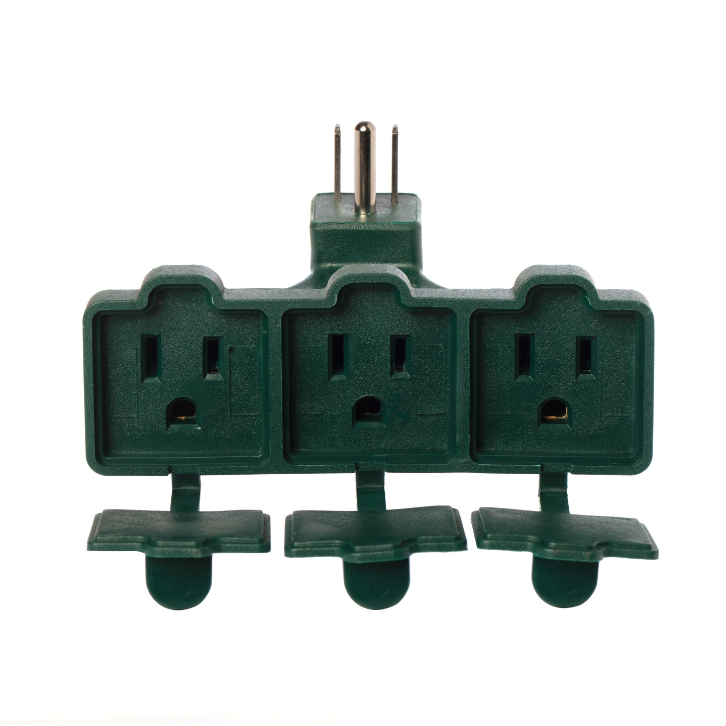 3 Outlet Wall Plug Adapter with Covers for Indoor Outdoor Use – Durable