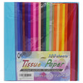 Tissue Paper, Huge 20" x 26" Sheets, Assorted Colors Including Metallic Gold and Silver, Pack of 100 Big Sheets!